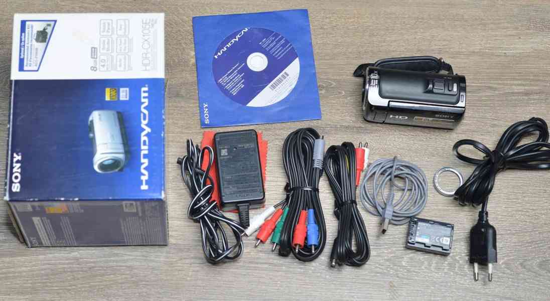 Sony HDR-CX105e **videokamera*Full HDV*8 GB paměti - foto 3