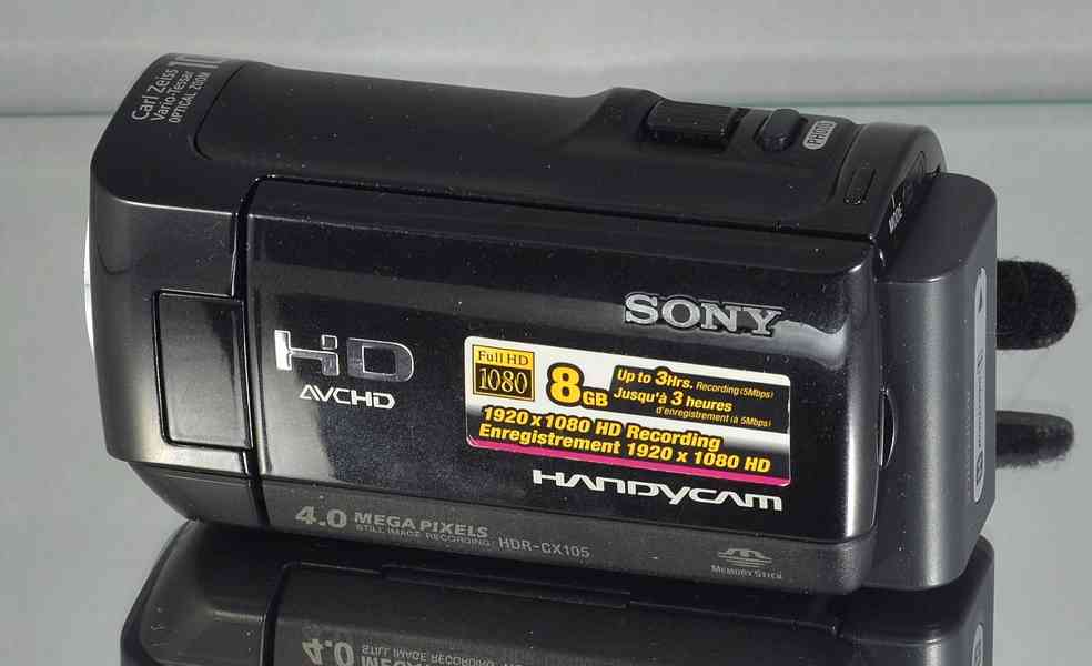 Sony HDR-CX105e **videokamera*Full HDV*8 GB paměti - foto 8