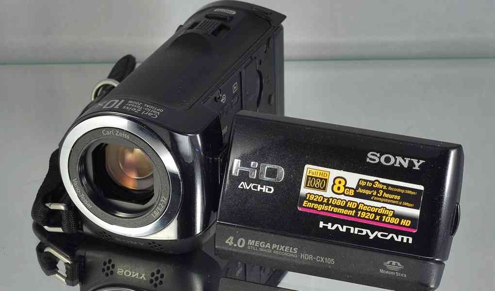 Sony HDR-CX105e **videokamera*Full HDV*8 GB paměti - foto 4