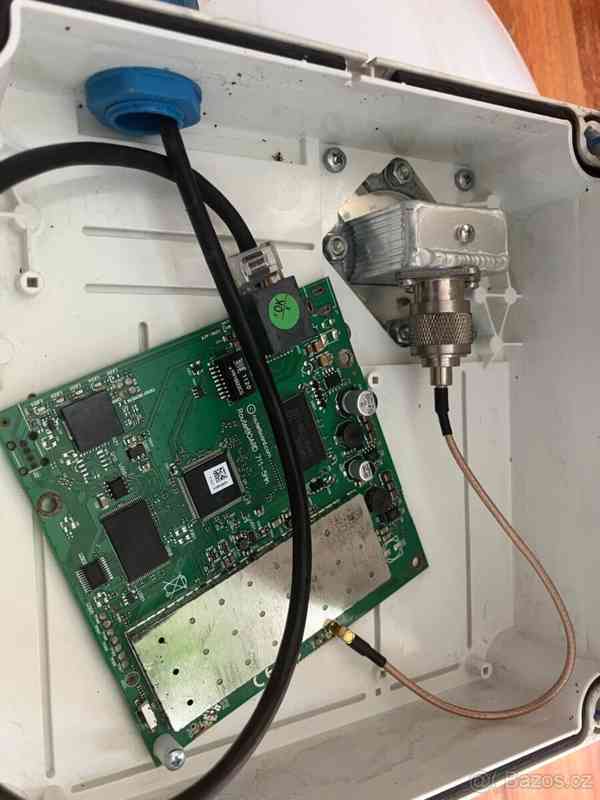 5 GHz pojítko, anténa a routerboard - foto 2