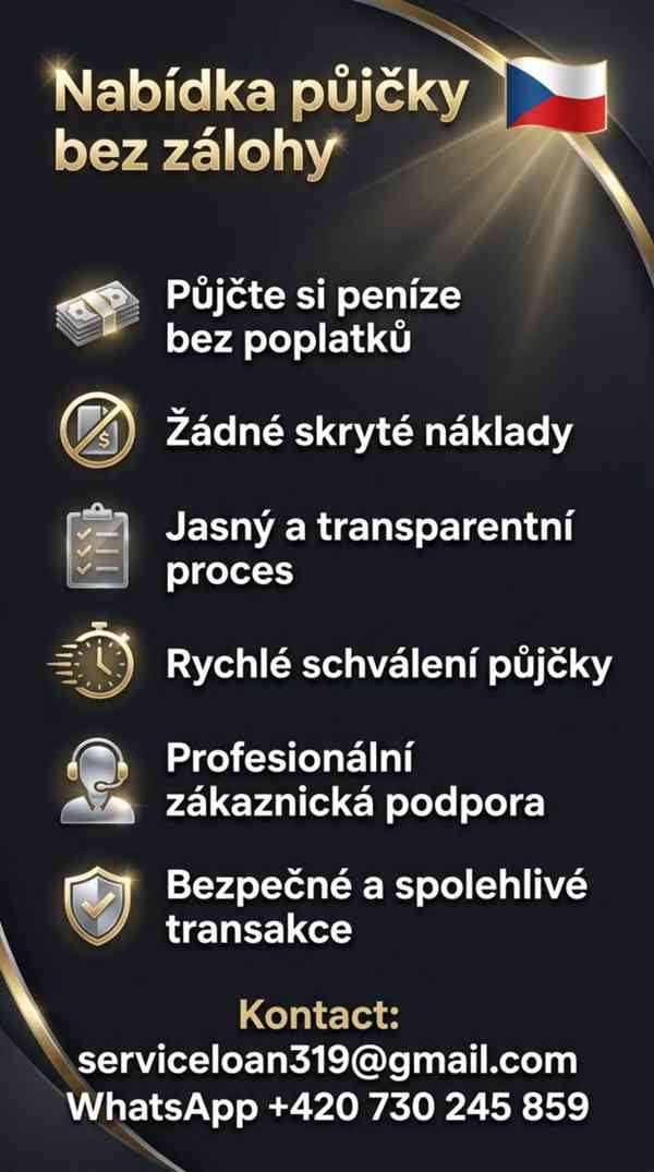 Získejte půjčku zdarma za méně než hodinu!!! - foto 2