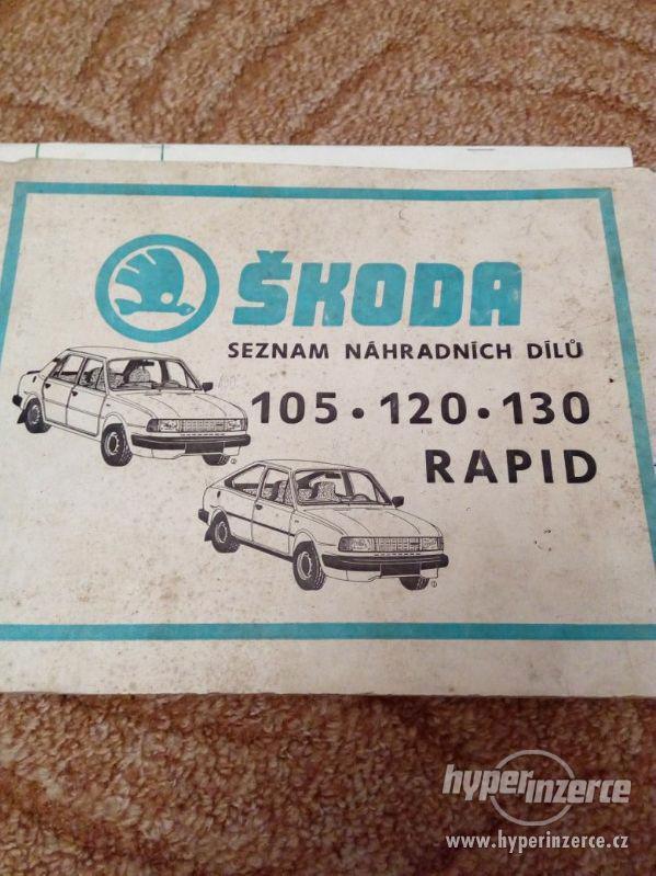 ŠKODA SEZNAM-105-120-130-RAPID