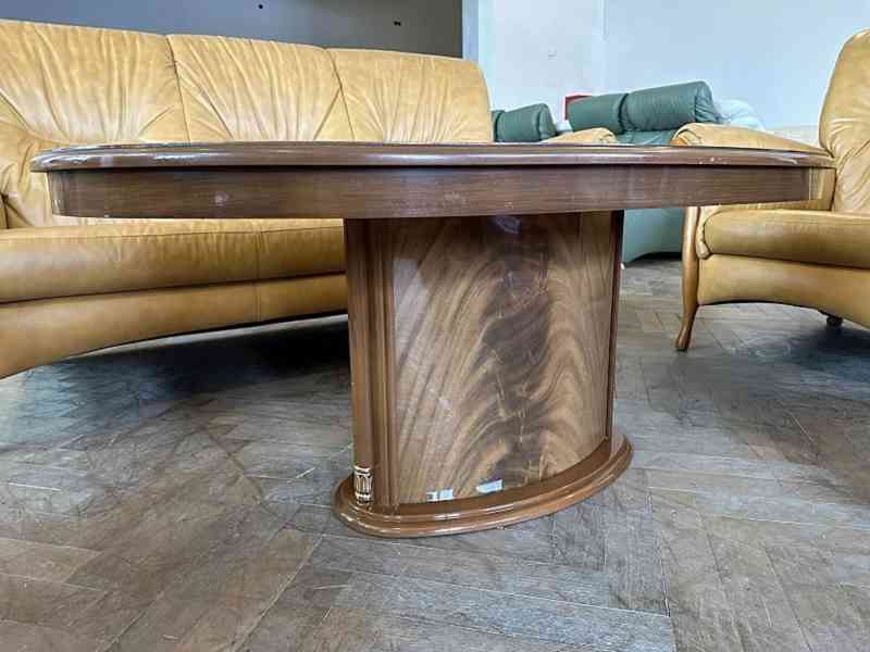 575 Konferenční luxusní stůl stolek oválný - foto 2