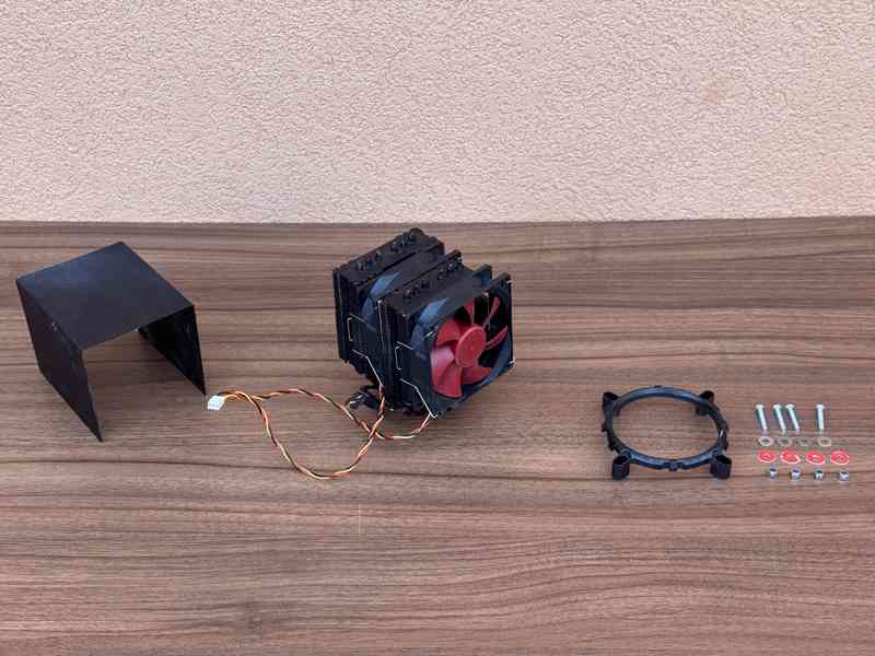 LEVNĚ! — CPU chladič 180W TDP, kompletní montážní sada  - foto 3