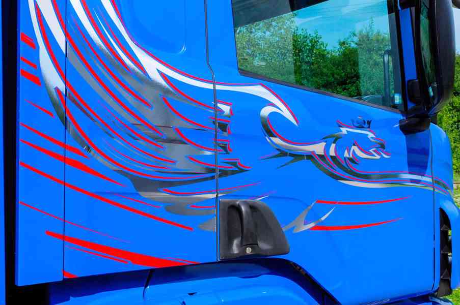 SCANIA P250 VALNÍK S PLACHTOU 18-PALETOVÝ HYDRAULICKÉ ČELO - foto 10
