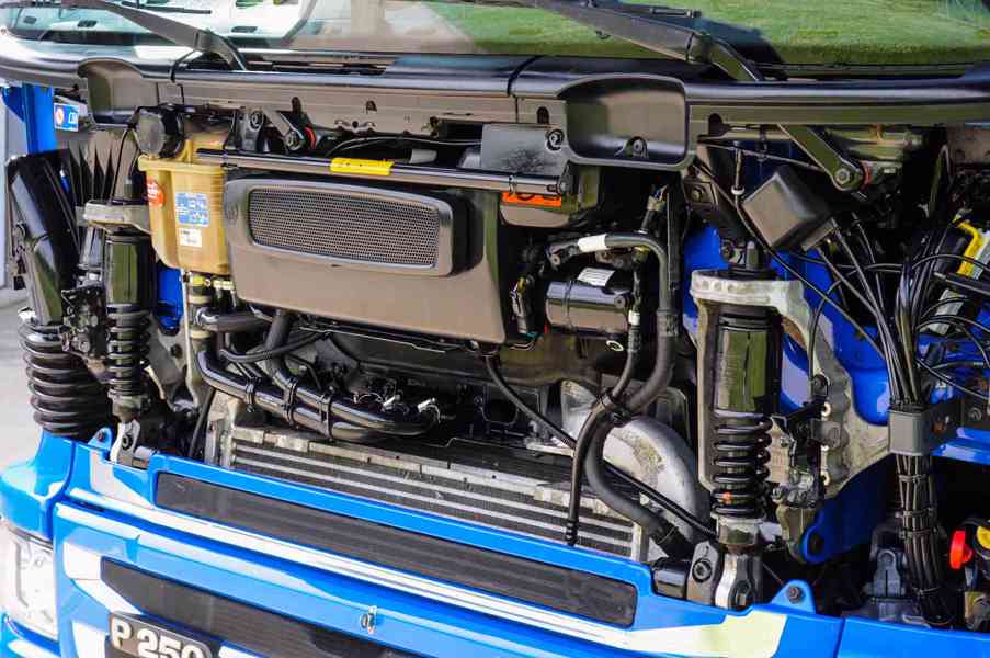 SCANIA P250 VALNÍK S PLACHTOU 18-PALETOVÝ HYDRAULICKÉ ČELO - foto 79
