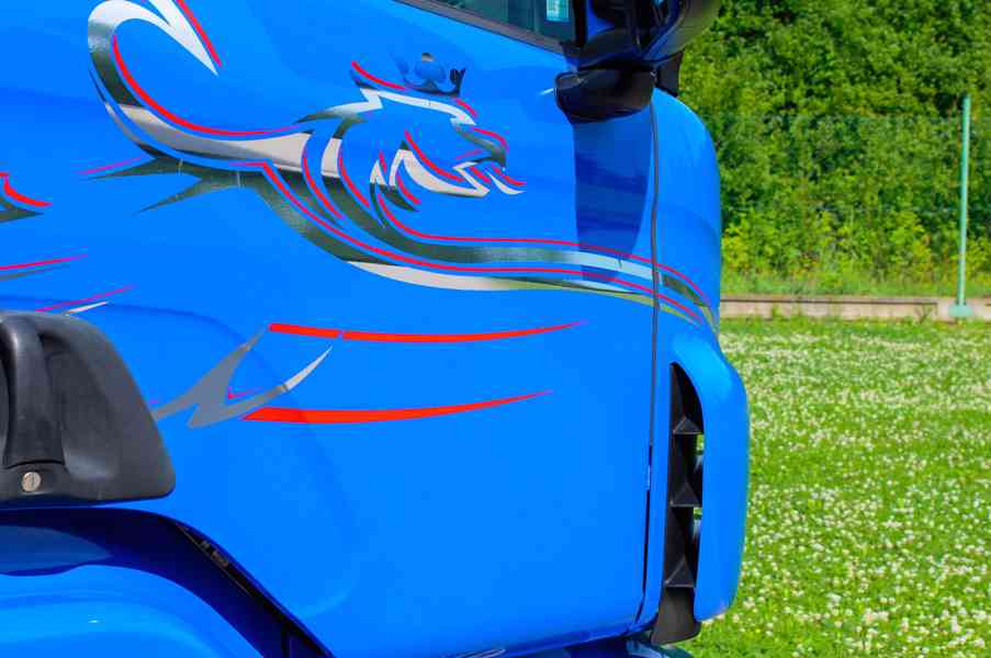 SCANIA P250 VALNÍK S PLACHTOU 18-PALETOVÝ HYDRAULICKÉ ČELO - foto 9