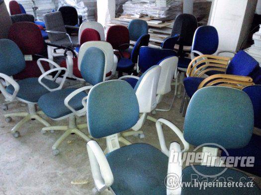 Kancelářské Židle na kolečkách houpací ceny od 249,-Kč - foto 1