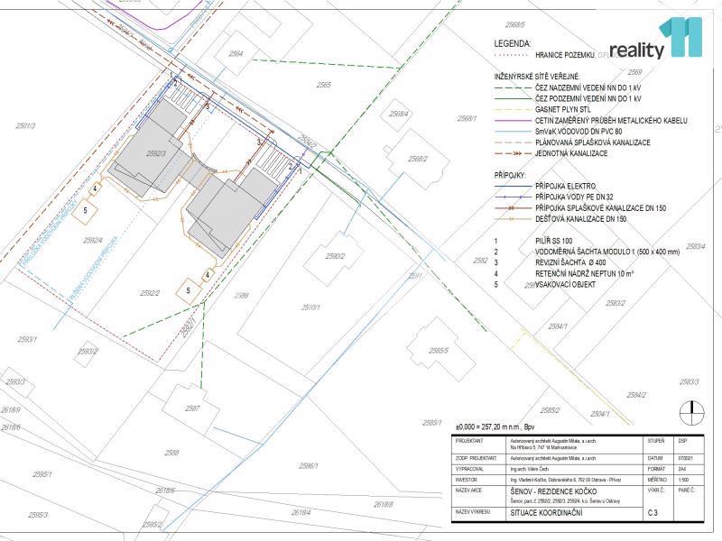 prodej stavebního pozemku 1550 m2 Šenov u Ostravy se stavebním povolením - foto 2