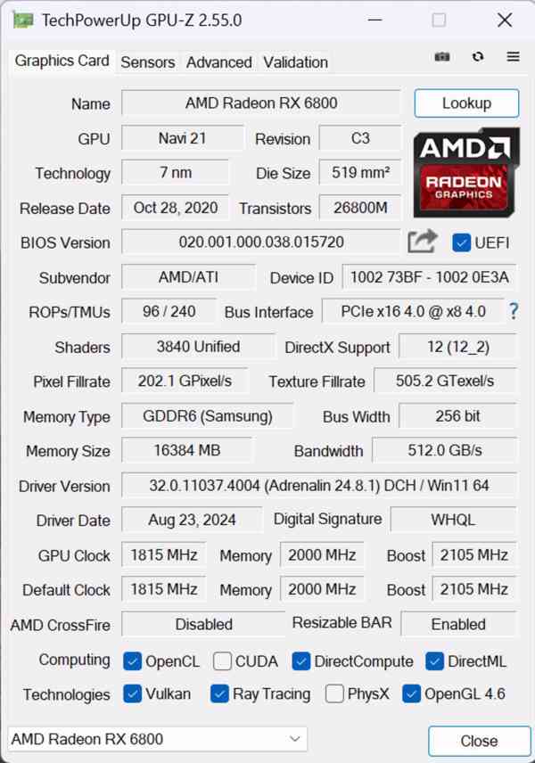 Herní PC RYZEN 5 8400F,RX 6800 16GB,32 GB DDR5,1 TB SSD - foto 7