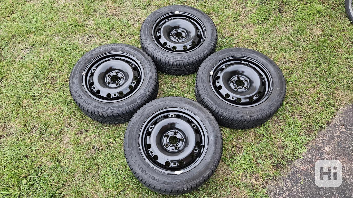 Škoda Fabia Rapid zimní pneumatiky 185/60R15 disky 6Jx15 - foto 1