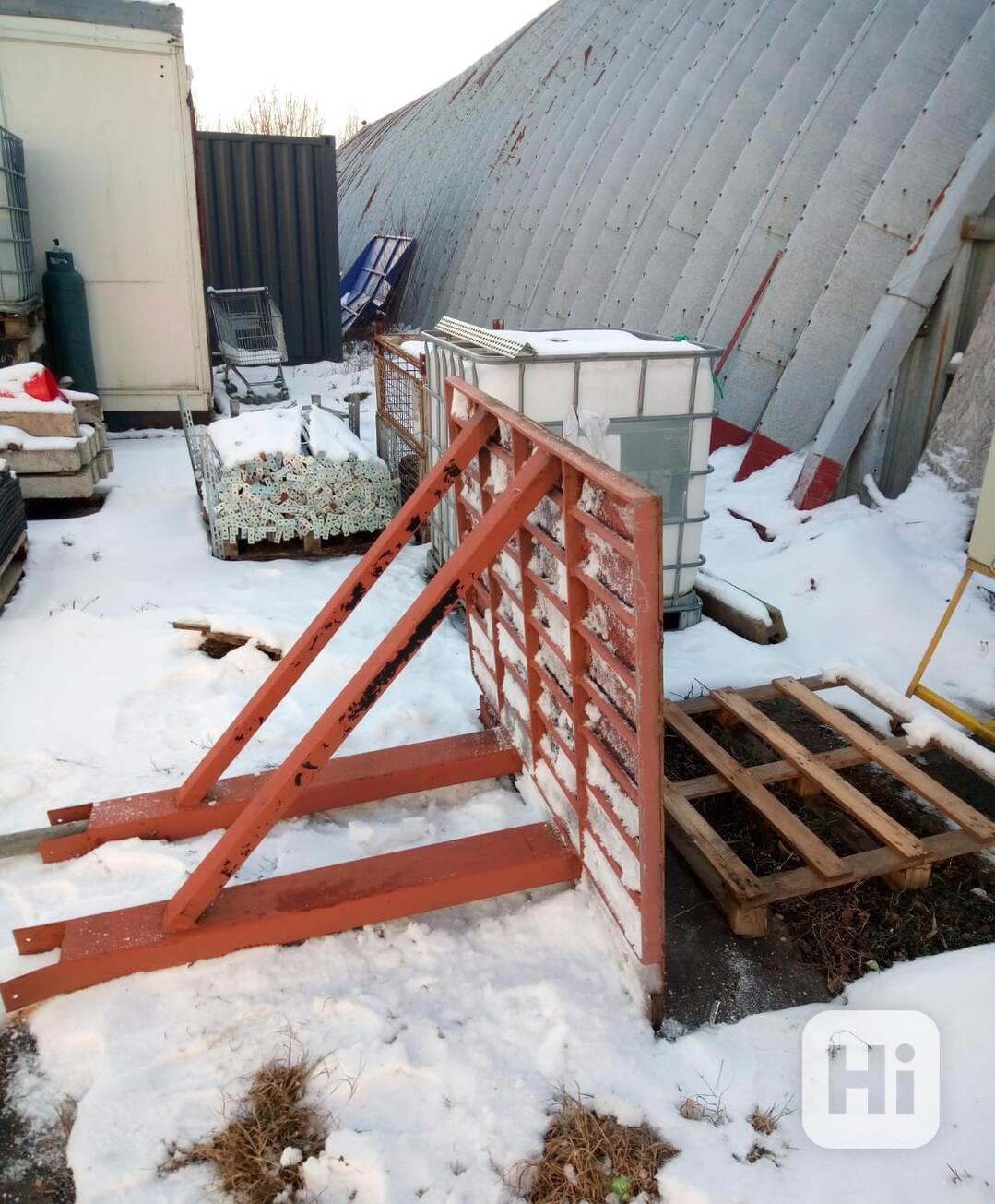 Kovová radlice, hrablo na sníh - foto 1