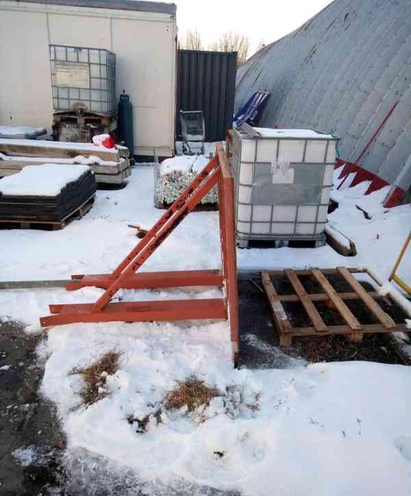 Kovová radlice, hrablo na sníh - foto 2