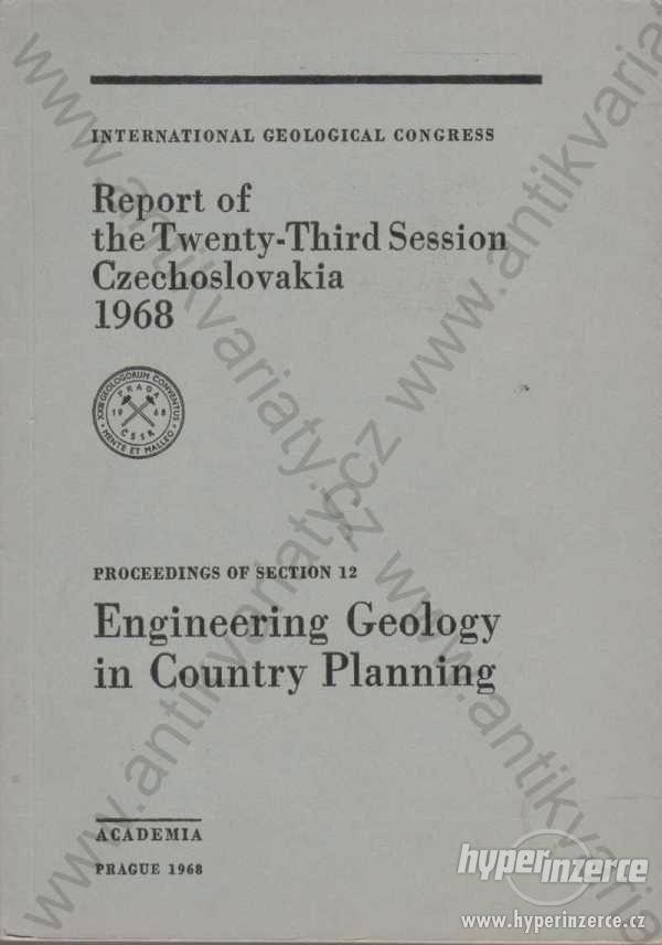 Report of the Twenty-Third Session Czechoslovakia - foto 1