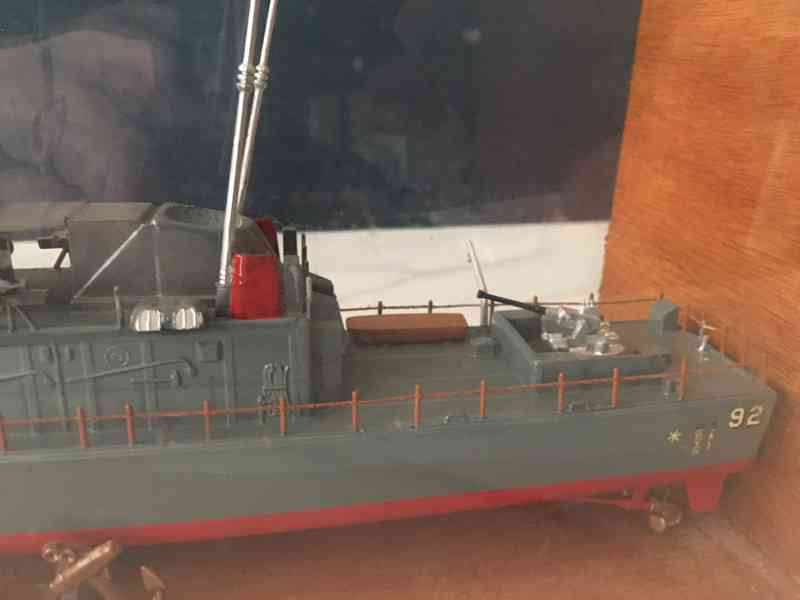 Model vojenské lodi - foto 4