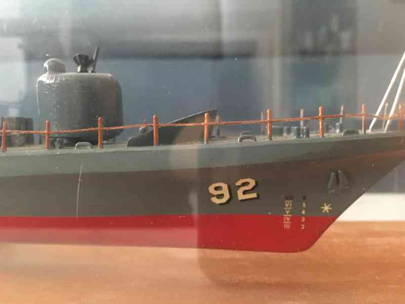 Model vojenské lodi - foto 2