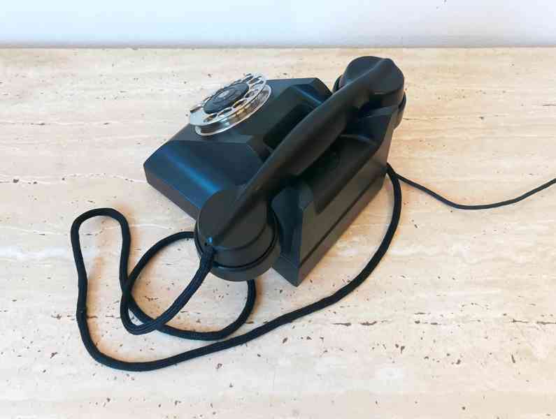 Starožitný telefon Prchal – Ericsson, rok 1936/1939, krásný  - foto 5
