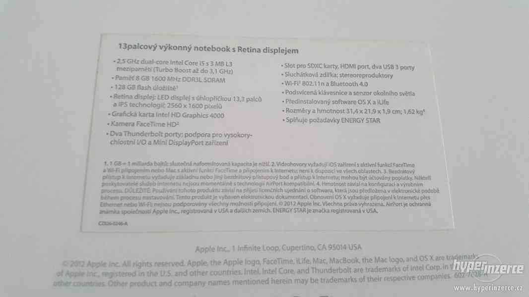Macbook Pro Retina Náhradní díly - foto 5