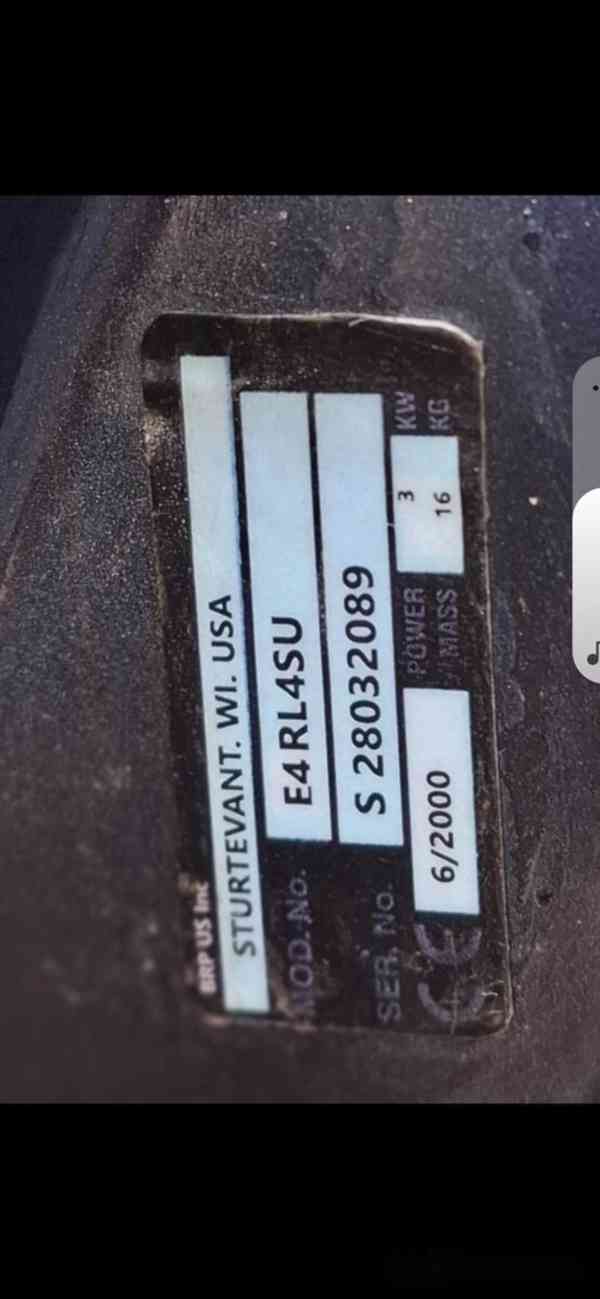 Evinrude 4 HP, 15 kg, krátká noha ve výborném stavu - foto 6
