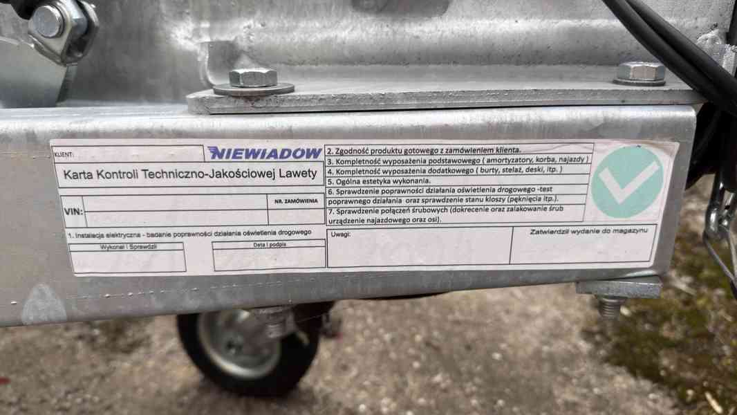Plato Niewiadow long BR3 - ložná plocha 10 m, 3500 kg - foto 9