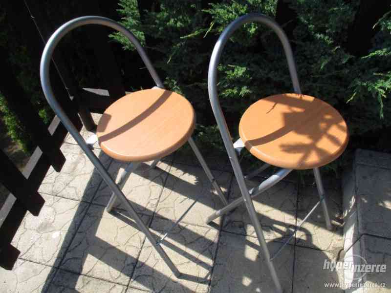 Židličky skládací 2 ks - foto 2