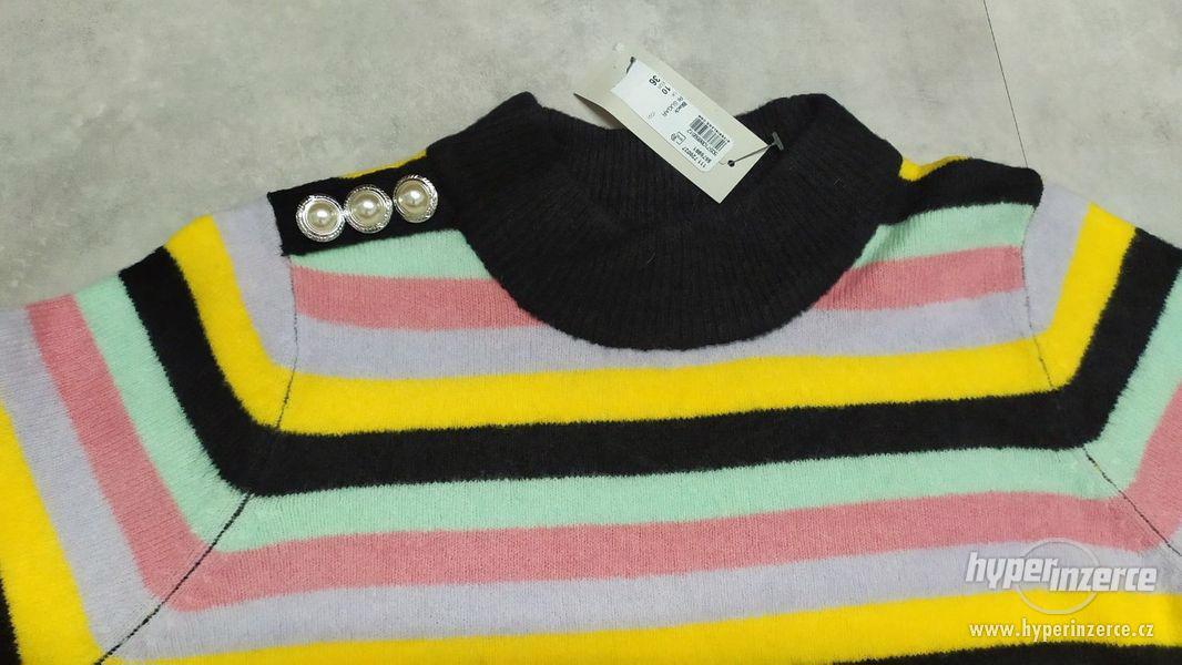 River Island - Strakatý svetr, vel. 38 - foto 7