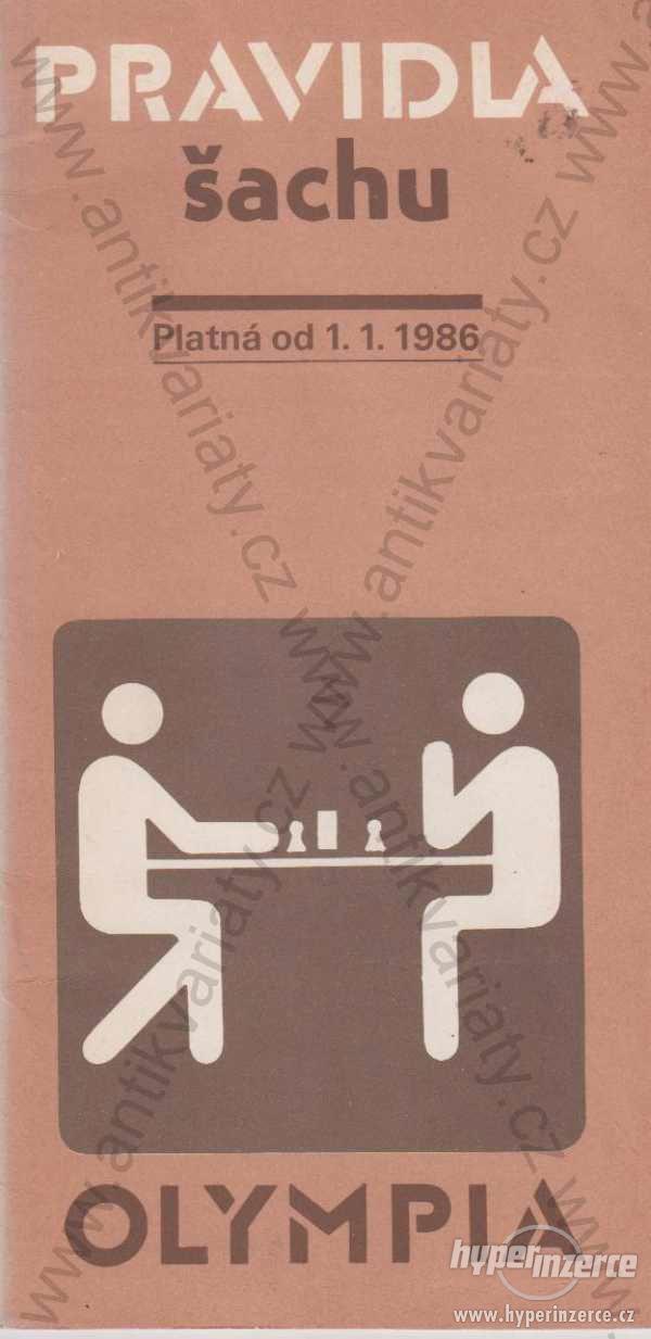 Pravidla šachu Olympia 1986 - foto 1