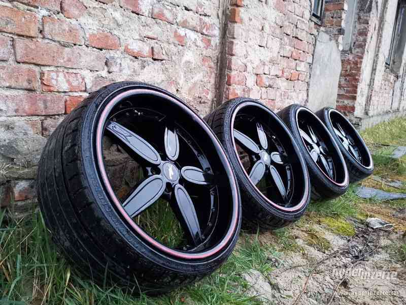 Exkluzivní WOLF Racing 20" 9Jx20H2 ET40+letní 235/30/20 - foto 4