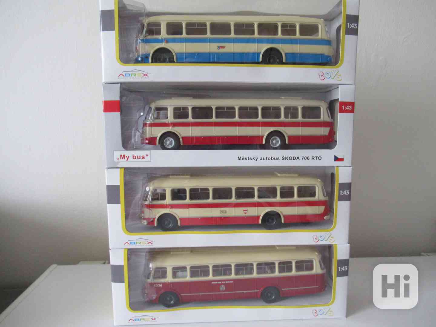 Abrex 1:43-4 varianty modelů autobusu Š 706 RTO - foto 1