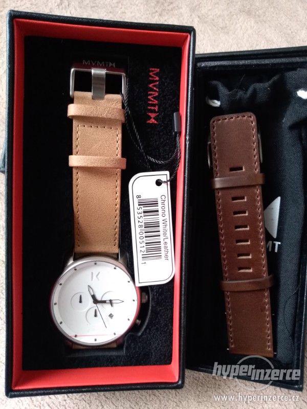 Nové, luxusní pánské hodinky značky MVMT (USA) + 2. pásek - foto 2