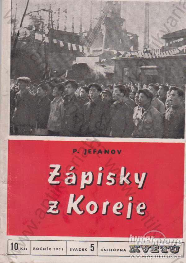 Zápisky z Koreje P. Jefanov 1951 - foto 1