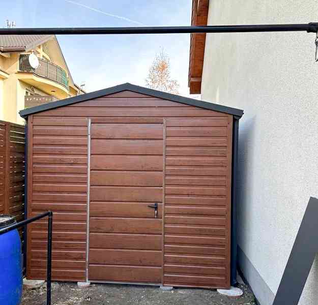 Zahradní domek 3x2m, sedlová střecha - dveře - okapy TS521 - foto 2