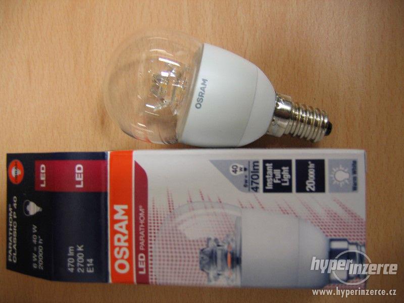 LED žárovky OSRAM PARATHOM CLASSIC P 40 6W E14 čiré - foto 2