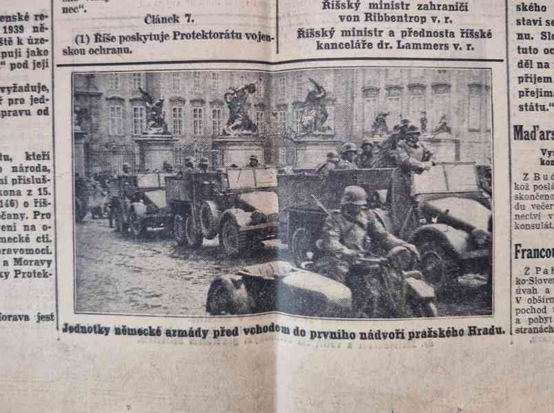 Noviny Nový lid - České země pod protektorátem 3x - foto 3