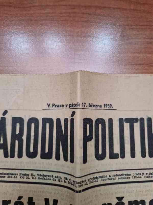 Noviny Nový lid - České země pod protektorátem 3x - foto 4