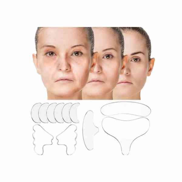 Opakovaně použitelné silikonové náplasti na vrásky Hodaf 11  - foto 3