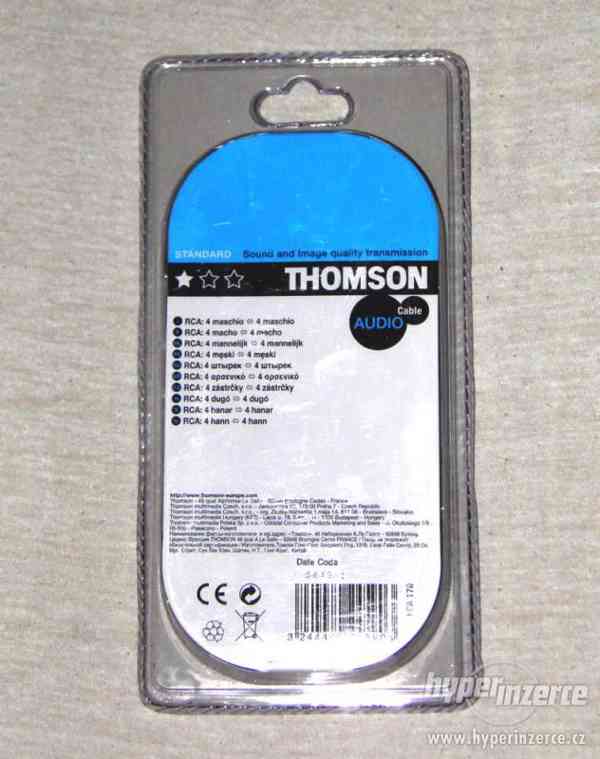 Audiokabel Thomson 4xCinch-4xCinch - foto 2