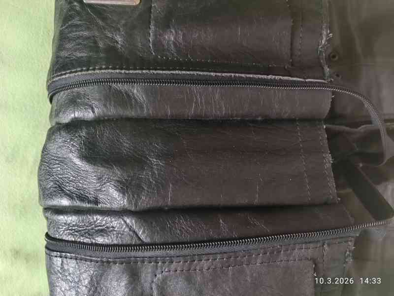 Prodám PÁNSKOU KOŽ.ROZKLÁDACÍ TAŠKU, černou - foto 5