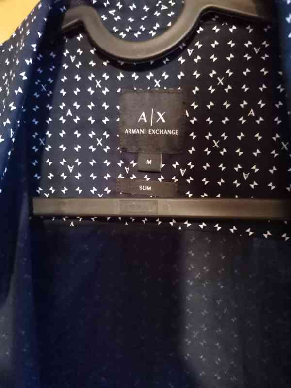 Košile pánská ARMANI EXCHANGE slim fit, velikost M - foto 3