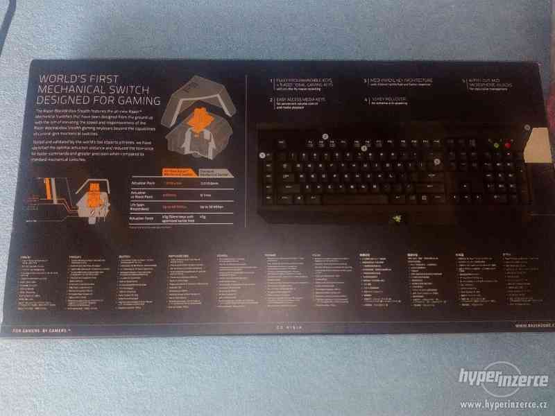 Mechanická klávesnice Razer blackwidow stealth - foto 4