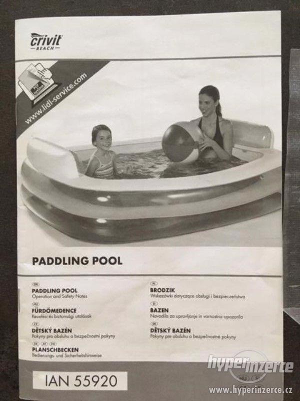 Dětský nafukovací bazén - foto 1