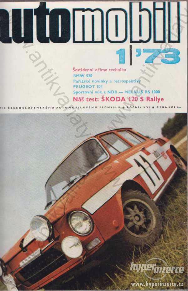 Automobil ročník 17 SNTL, Praha 1973 - foto 1