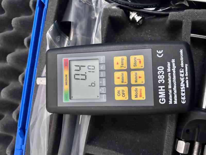 Greisinger GMH3850 měřič vlhkosti materiálů, 0 do 0.5 procen - foto 2