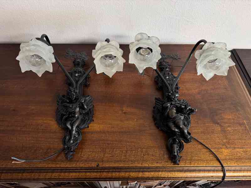 Starožitné zrcadlo s aplikami - foto 10