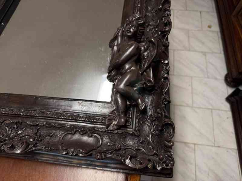 Starožitné zrcadlo s aplikami - foto 8