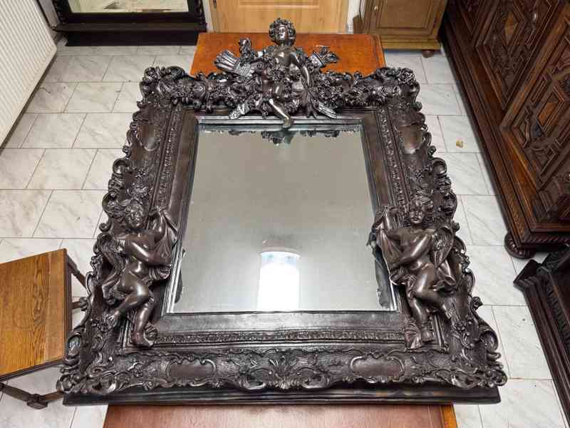 Starožitné zrcadlo s aplikami - foto 4