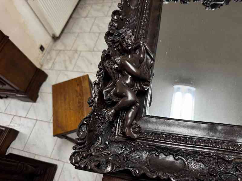 Starožitné zrcadlo s aplikami - foto 7