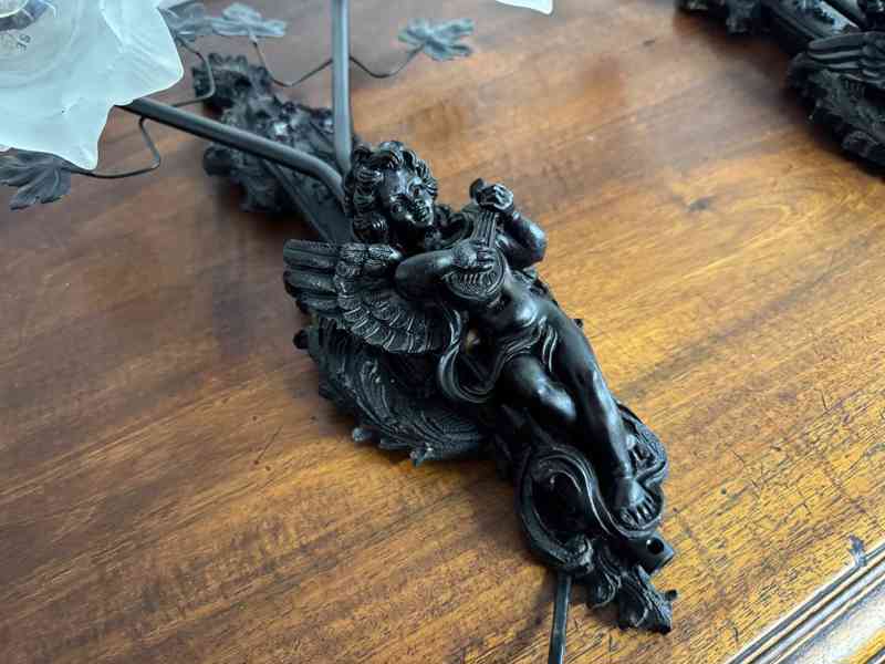 Starožitné zrcadlo s aplikami - foto 11