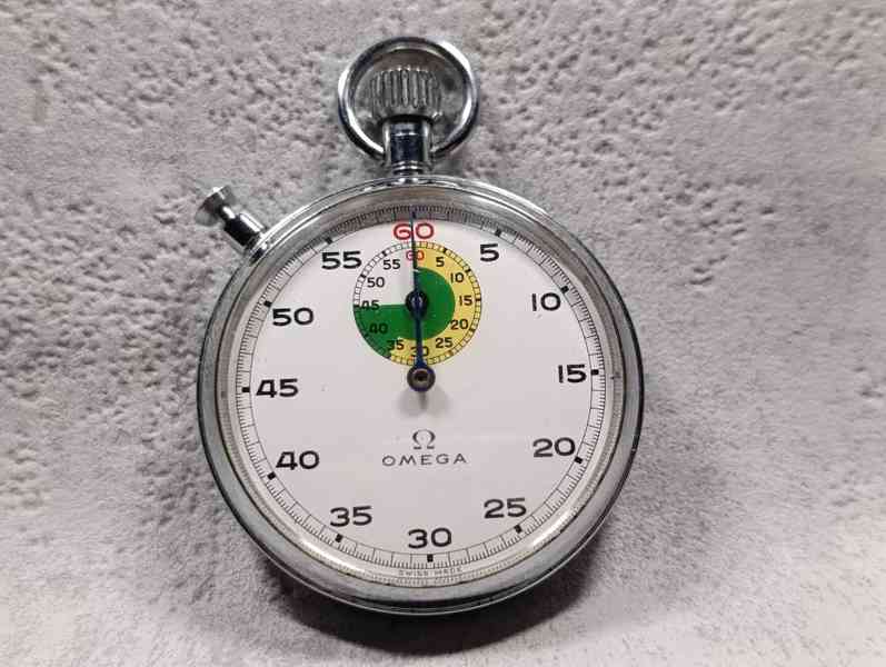 Staré kapesní Švýcarské stopky OMEGA do sbírky - foto 7