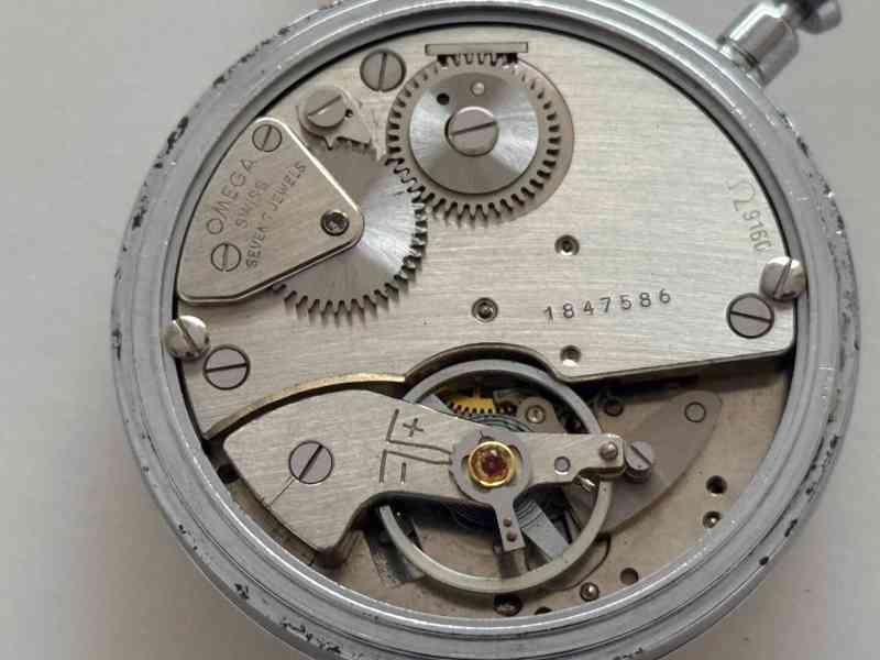 Staré kapesní Švýcarské stopky OMEGA do sbírky - foto 4